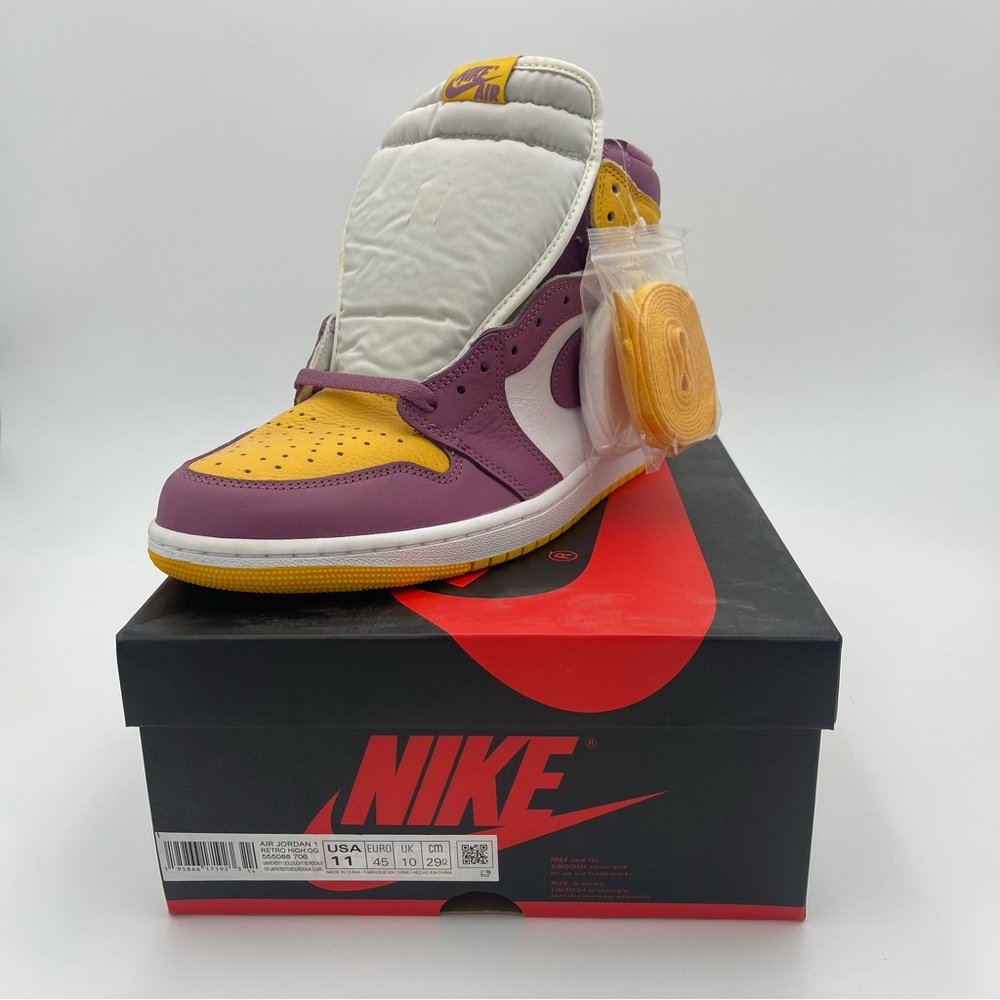 Air Jordan 1 Retro High OG Brotherhood SZ 11-EU 45 -UK 10-555088-706-NEW IN BOX